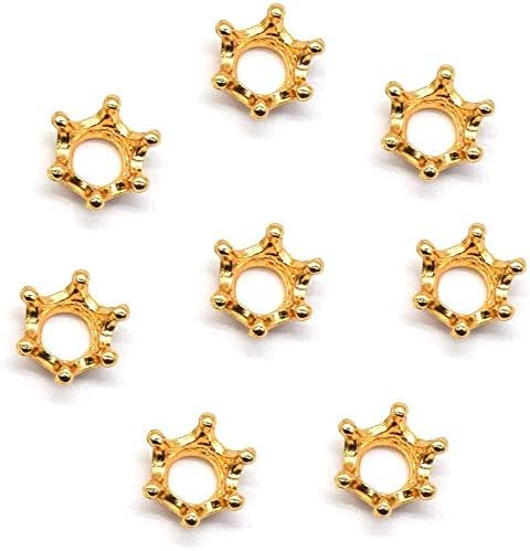 (100er Set) Deko Kronen DIY Tischdekoration Krönchen Hochzeit / Party / Geburtstag - Gold