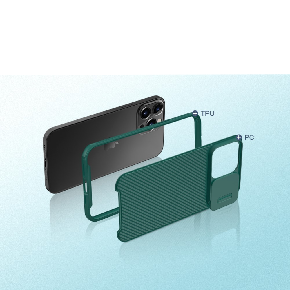 iPhone 13 Pro Schutz Hülle Cam-Slider Kameraschutz - Schwarz