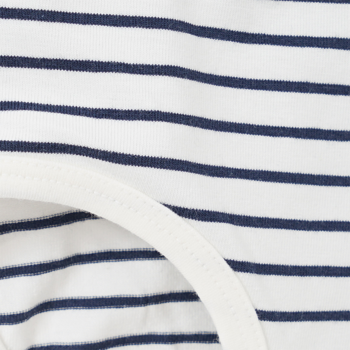 Famy 5 Baby Slips aus Bio-Baumwolle dunkelblau / weiss