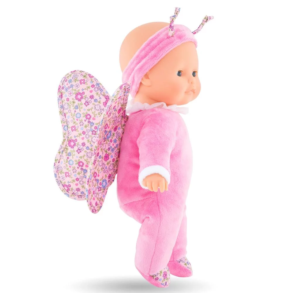 POUPON -  PTI' COEUR PAPILLON  - MON DOUDOU COROLLE -  30 CM