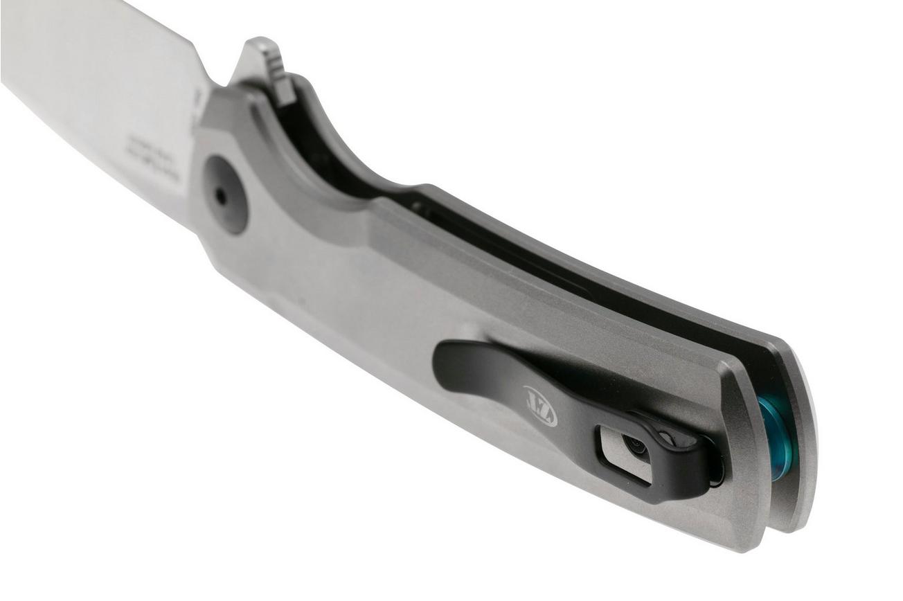 Zero Tolerance 0044 Button Lock CPM S45VN, Titanium, zakmes