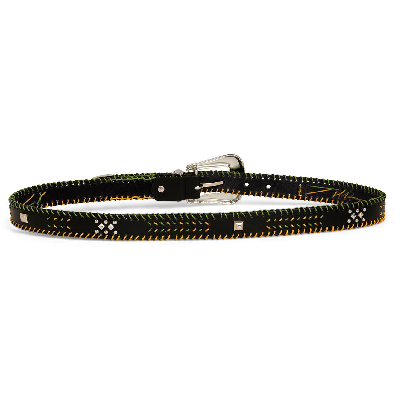 Wild Ceinture tressée Renaldo noire