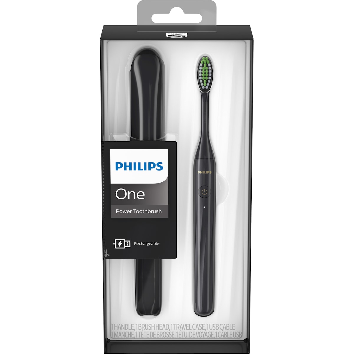 Philips One elektrisk tannbørste HY1200/26 (shadow)