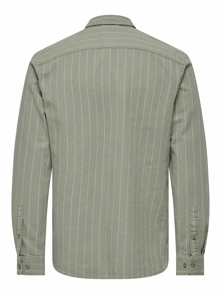 ONLY & SONS<br>Gestreept recht hemd