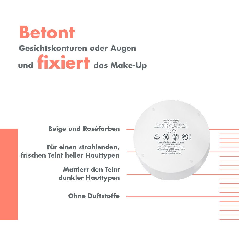 Avène Couvrance Mosaik-Puder Naturel