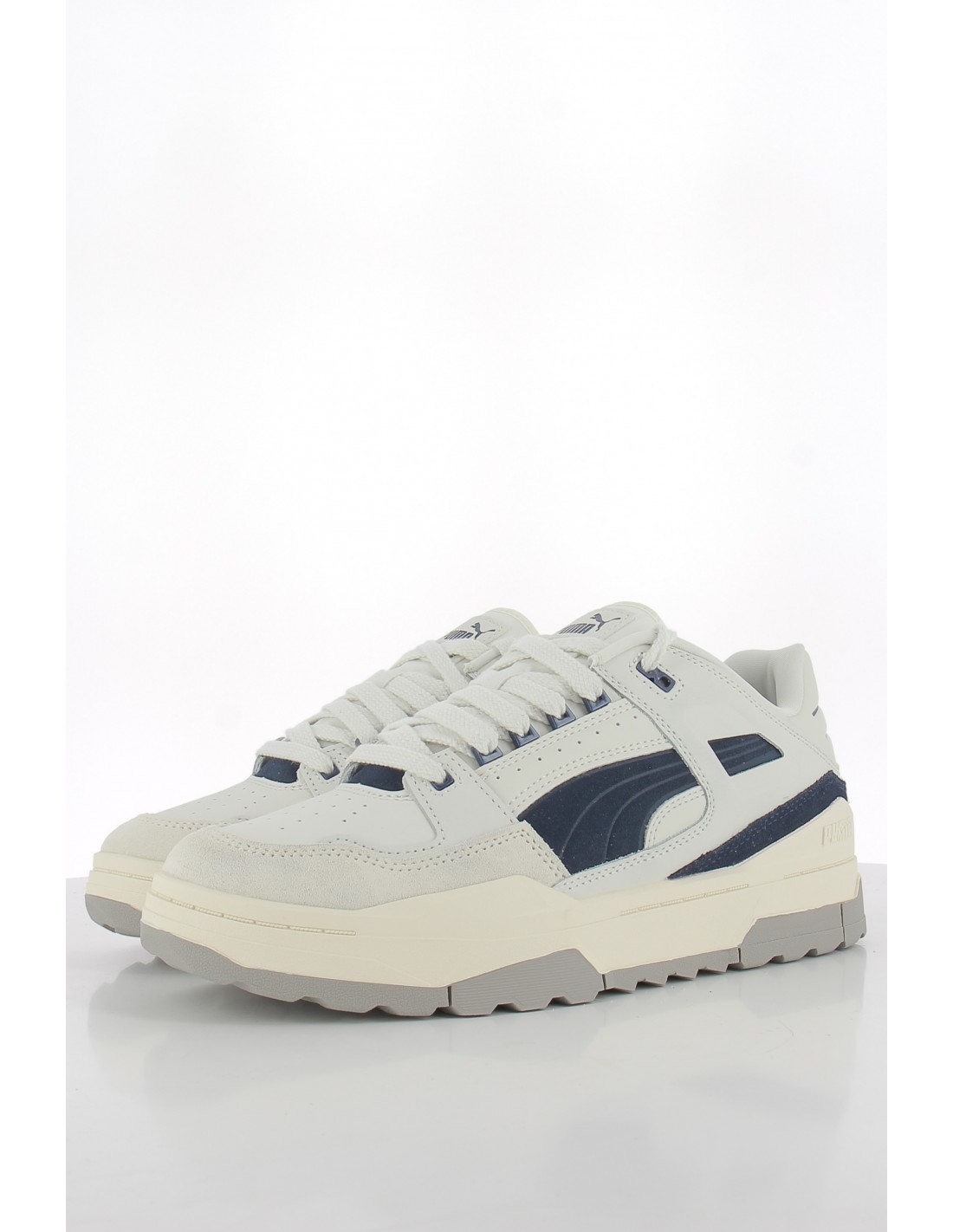 puma Sneakers Homme Slipstream Xtreme Nat Cuir Blanc/Bleu