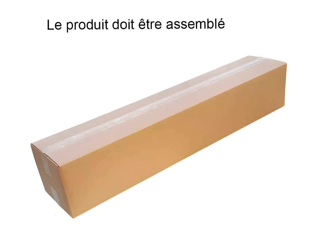 Sommier 140x200cm avec 7 Pieds - Sommiers à Lattes en Bois - 2x14 Lattes