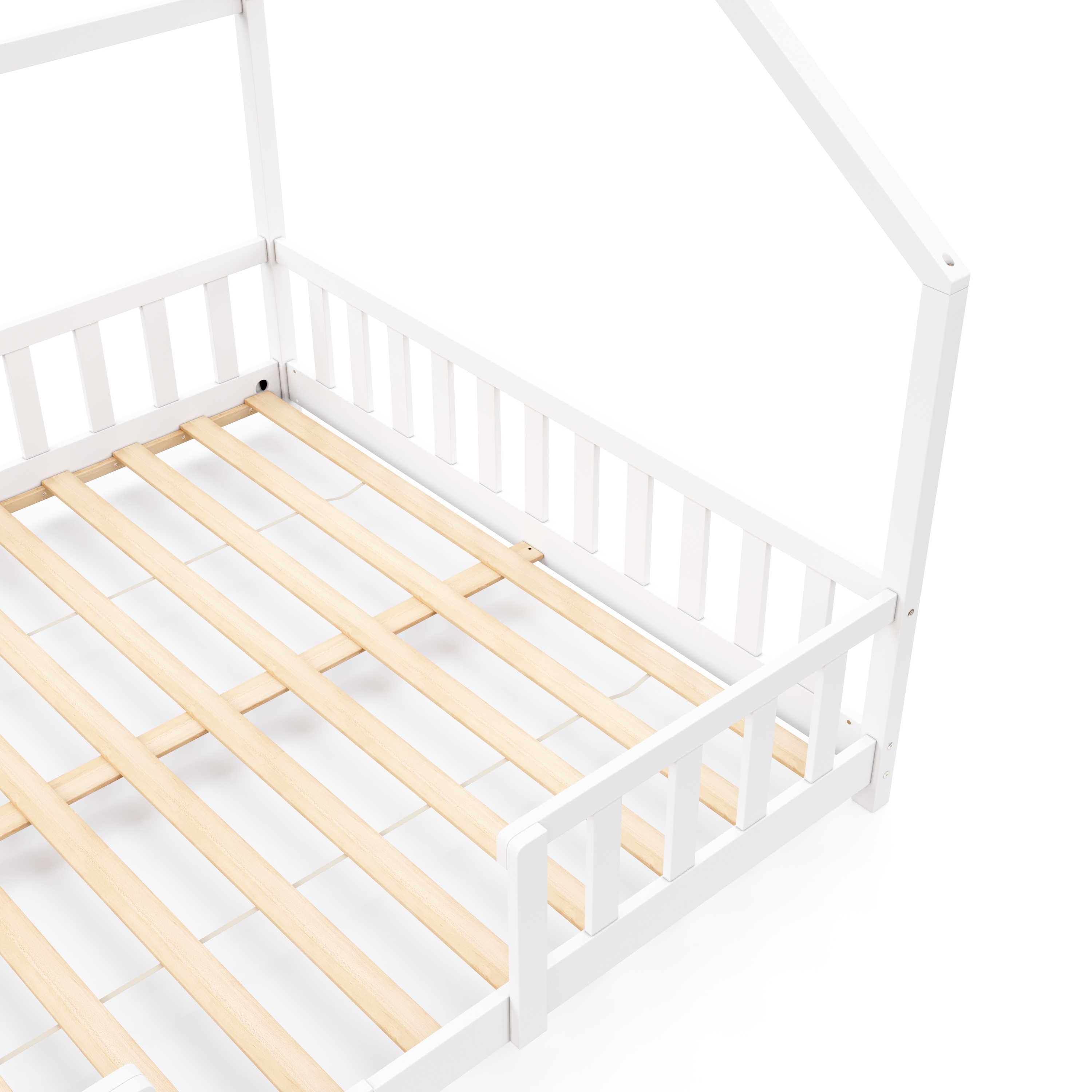 Kinderbett MAISON 160 x 200 cm weiss