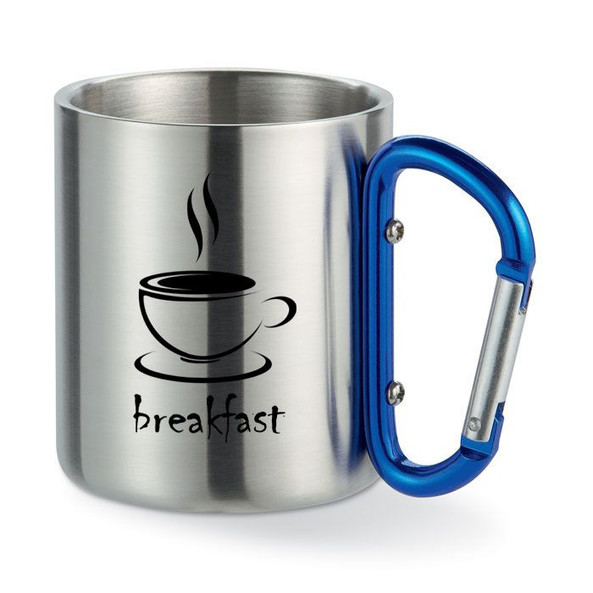 GiftRetail MO8313 - TRUMBO Mug acier et anse mousqueton