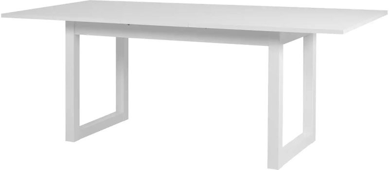 Eettafel Damian - Wit - 160/200 x 90 cm - Verlengbaar