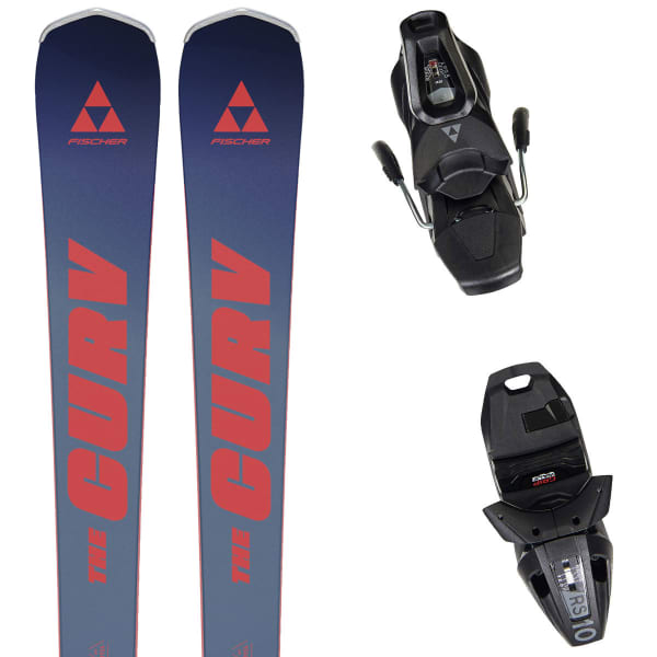 Pack ski FISCHER THE CURV TI TPR + RS 10 PR RED/BLUE