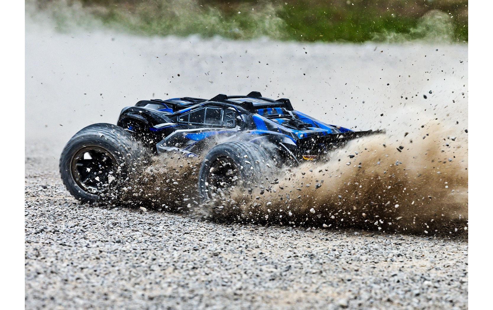 Stadium Truck Rustler 4x4 Ultimate Blau, ARTR, 1:10<br>4WD Stadium Truck mit Velineon VXL-3S Brushless Antrieb