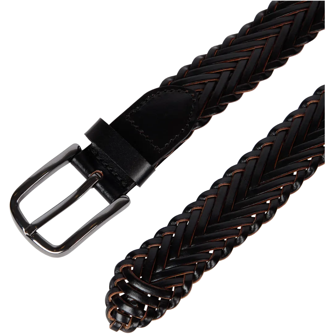 Gevlochten riem Maten 95 - 115 | diverse kleuren
