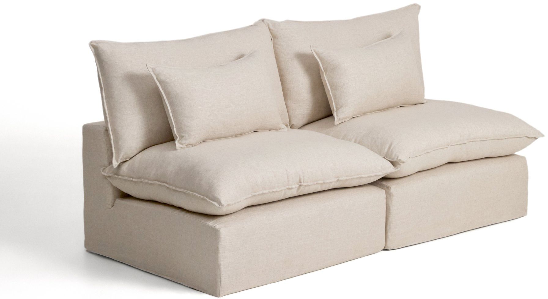 Kave Home Anarela Beige 3-Zitsbank