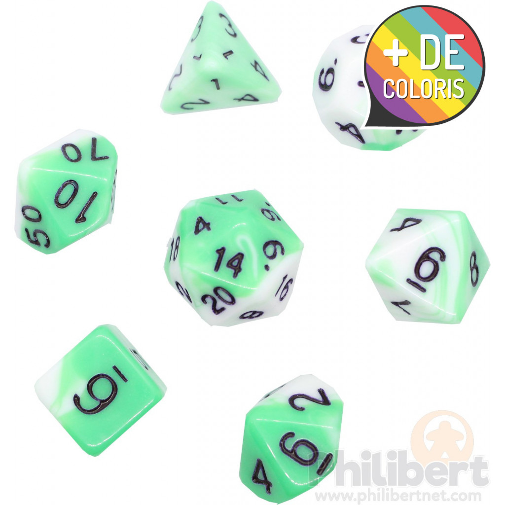 Set de dés JDR - Swirl