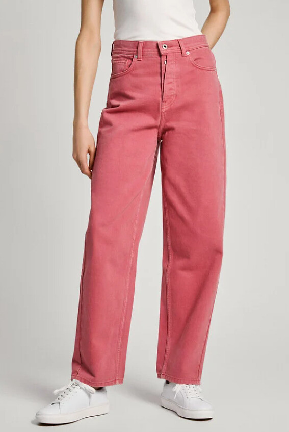 PEPE JEANS<br>Calça jeans larga e folgada, cintura alta