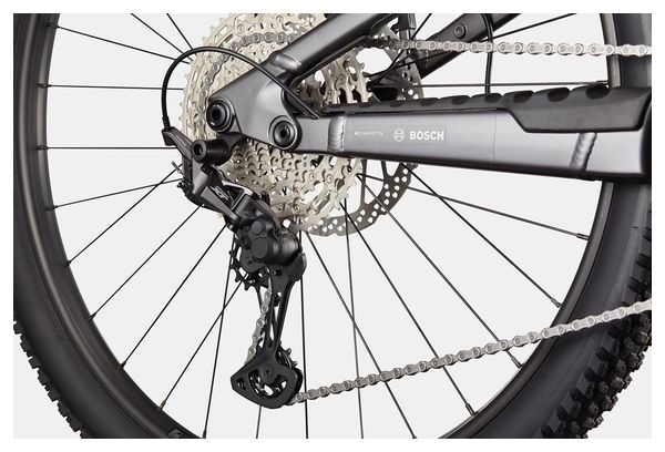 VTT Électrique Tout-Suspendu Cannondale Moterra 4 Shimano Deore 12V 625Wh 29'' Gris