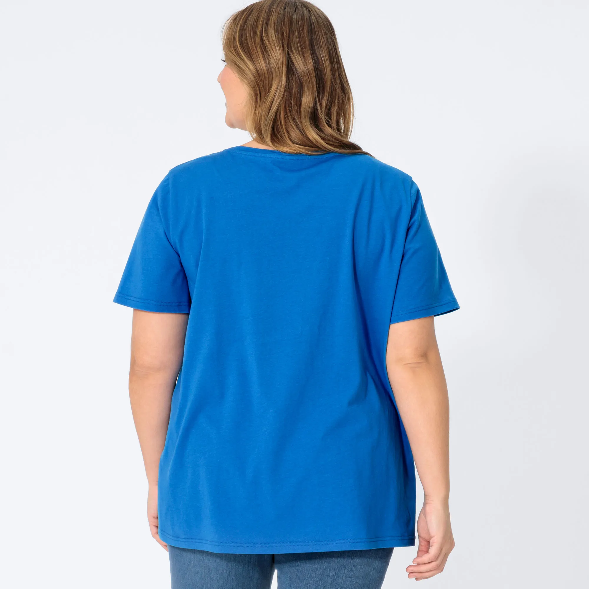Damen-T-Shirt mit Print, große Größen