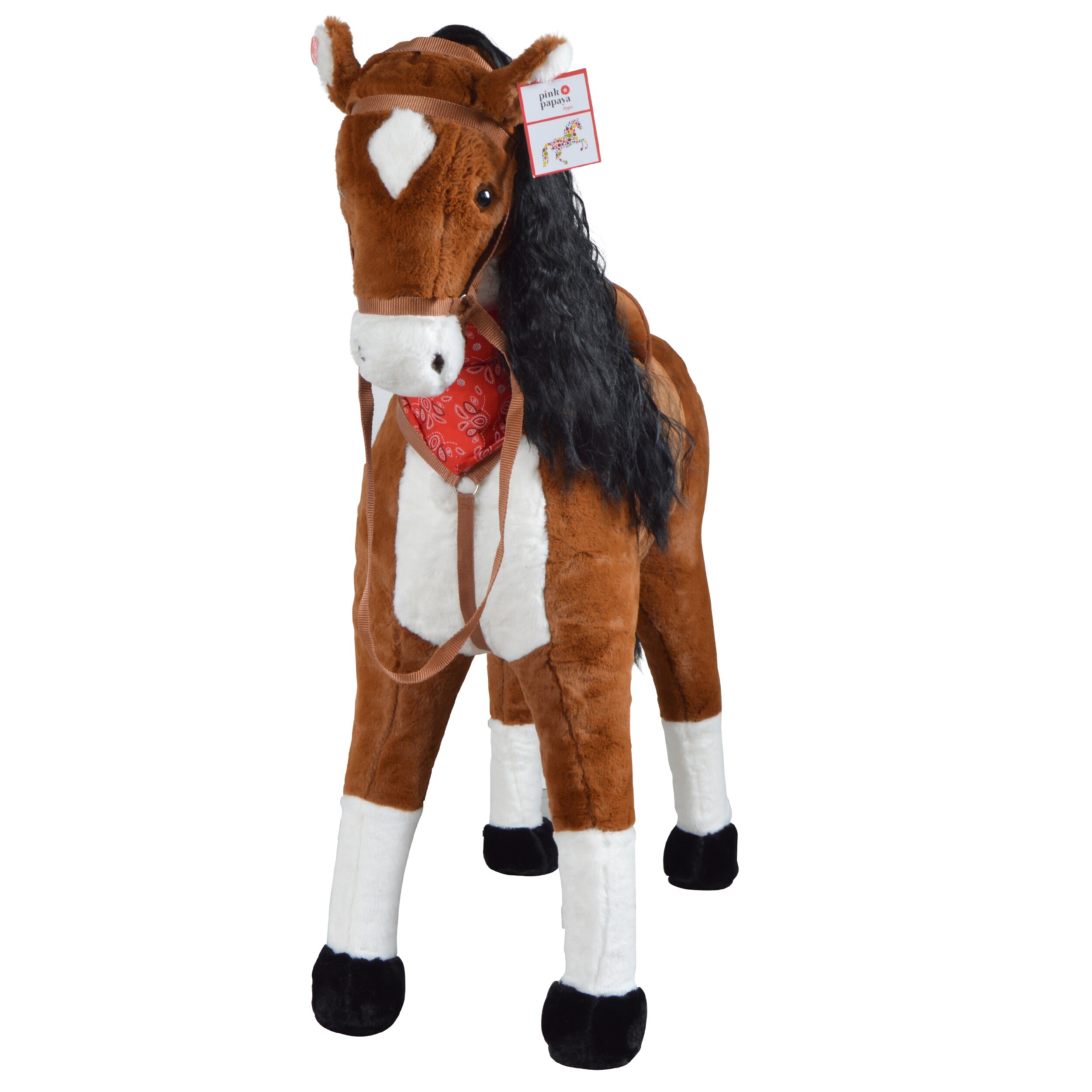 Pink Papaya Stehpferd für Kinder zum Reiten Anna 105 cm