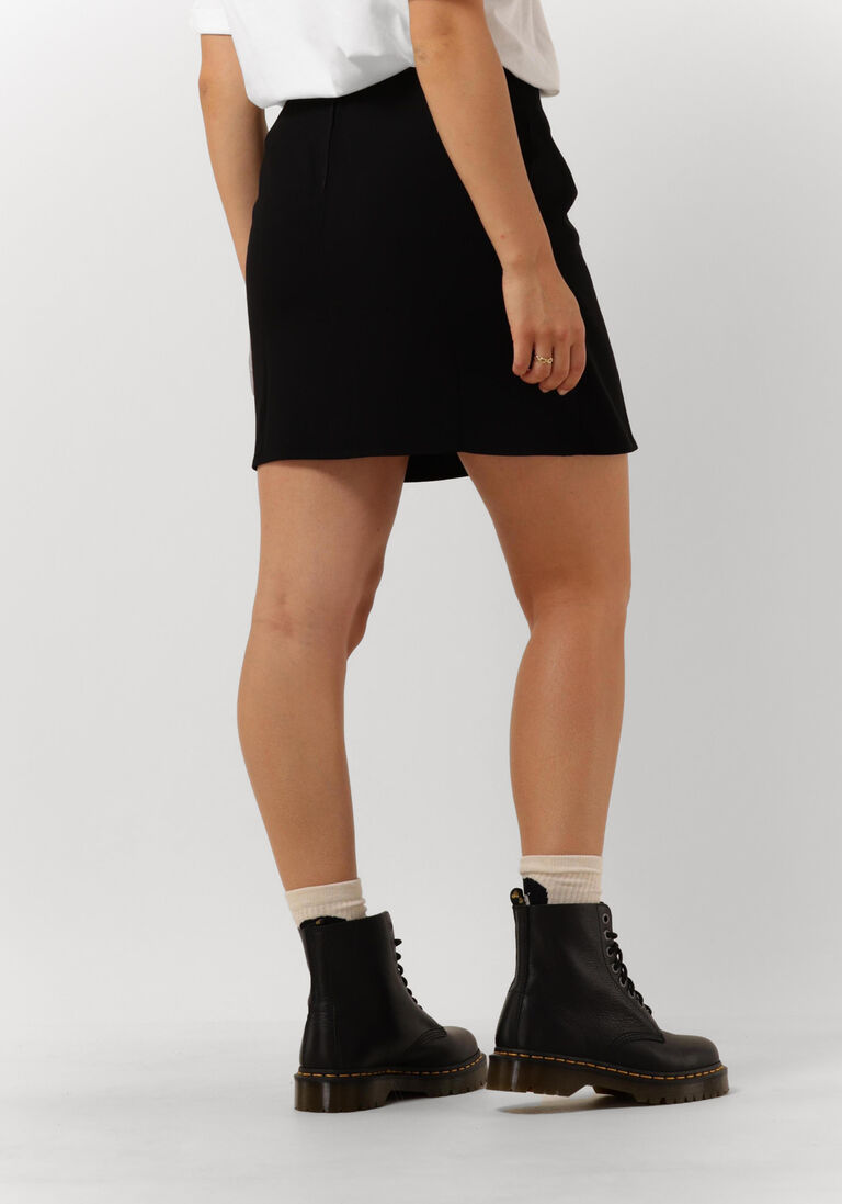 ALIX THE LABEL zwarte alix the label minirok ladies woven short skirt