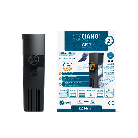 Filtre intérieur pour aquarium d'eau de 5 à 20 litres