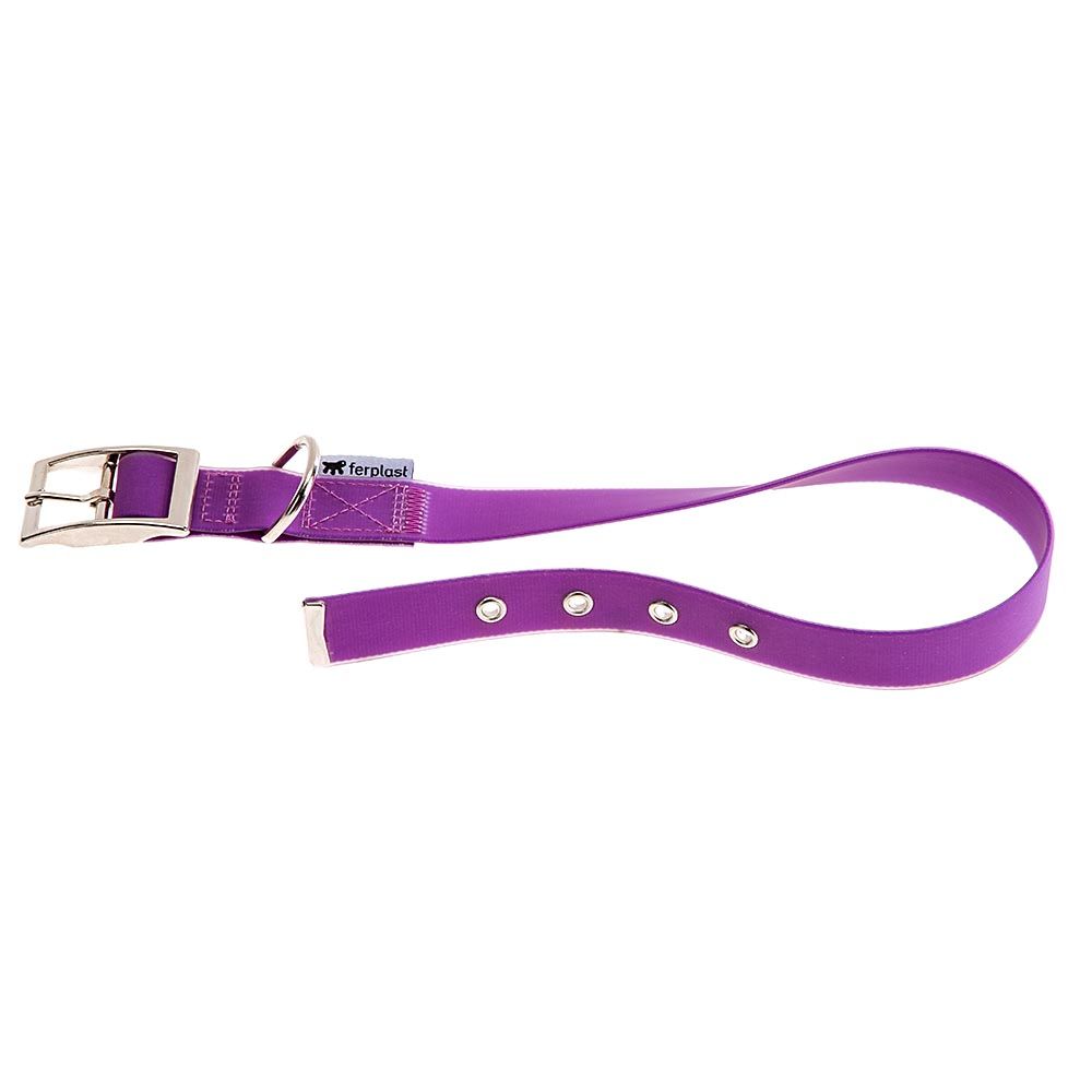 Collier pour chiens evolution cf25/53, hypoallergénique, lavable, ajustable, violet