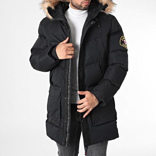 Parka Capuche Fourrure Thelon 4078039 Noir