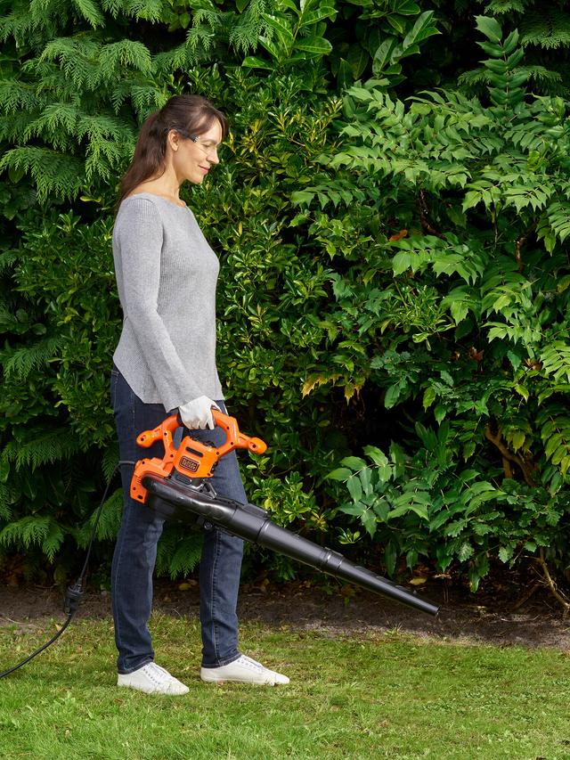 3-in-1 Elektro-Laubsauger, Bläser und Häcksler