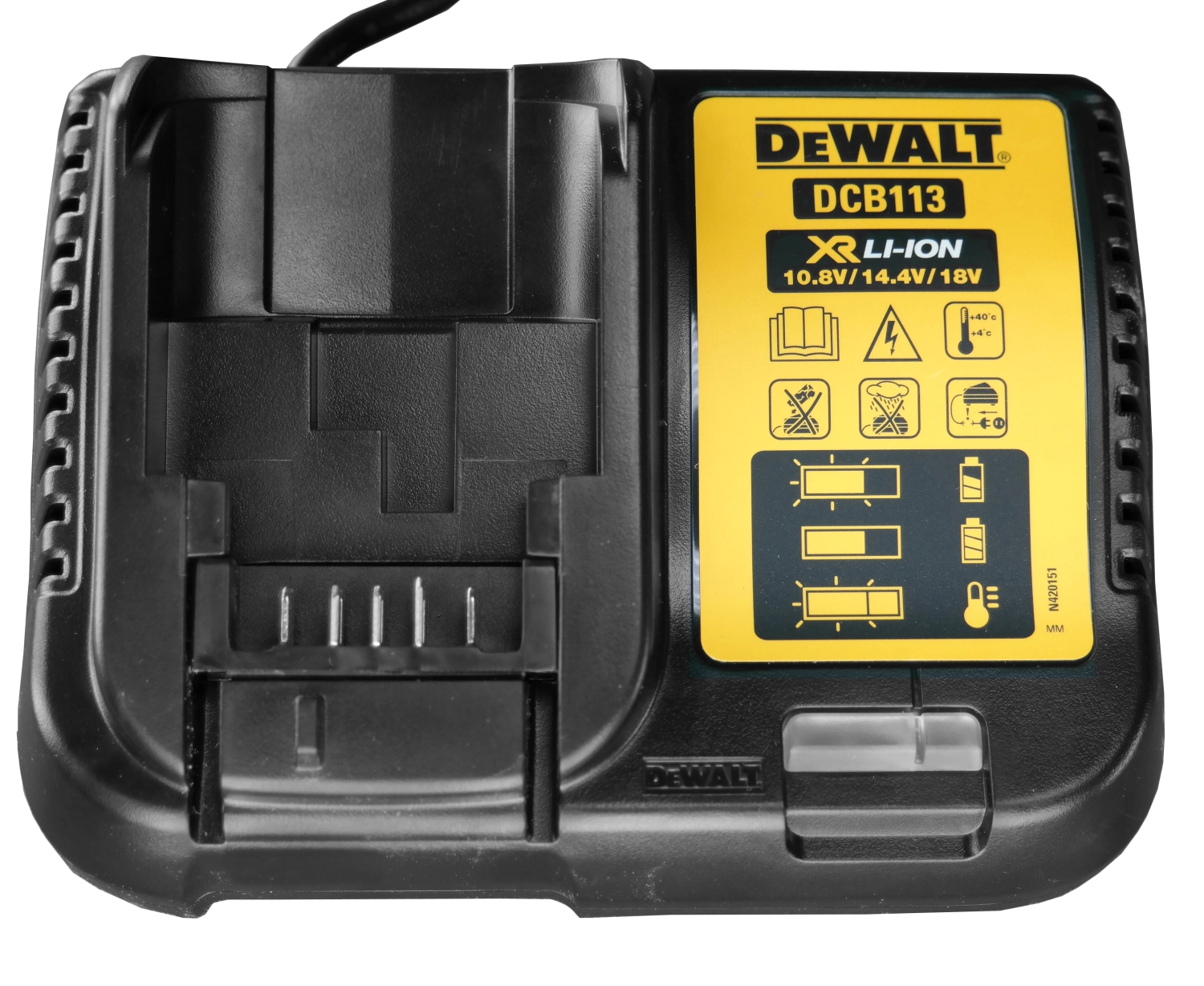 DeWALT DCB113 10.8V - 18V Li-Ion Accu oplader