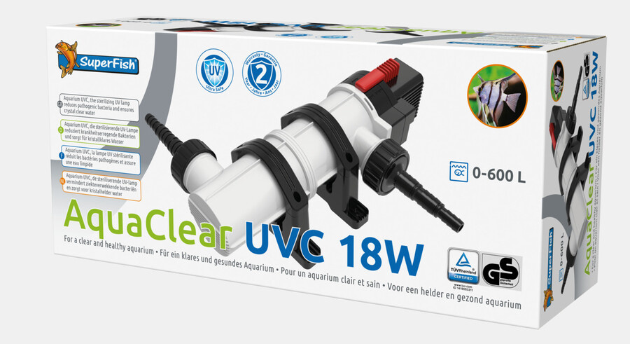 Superfish AquaClear UVC 18W | Compleet UVC-systeem