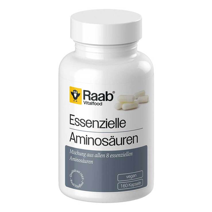 Raab Vitalfood Essenzielle Aminosäuren Kapseln, 160 St