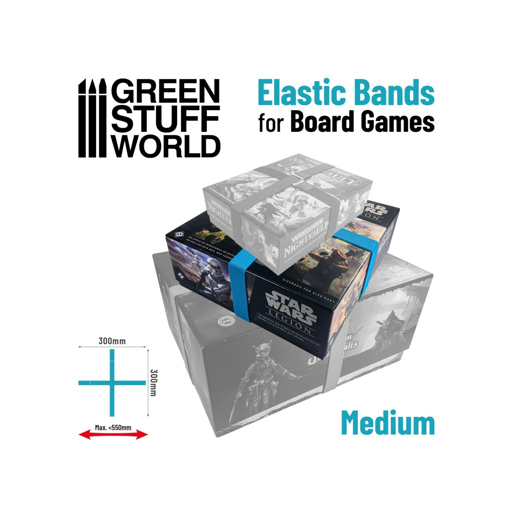 Green Stuff World - Bandes Élastiques pour Jeux de Société
