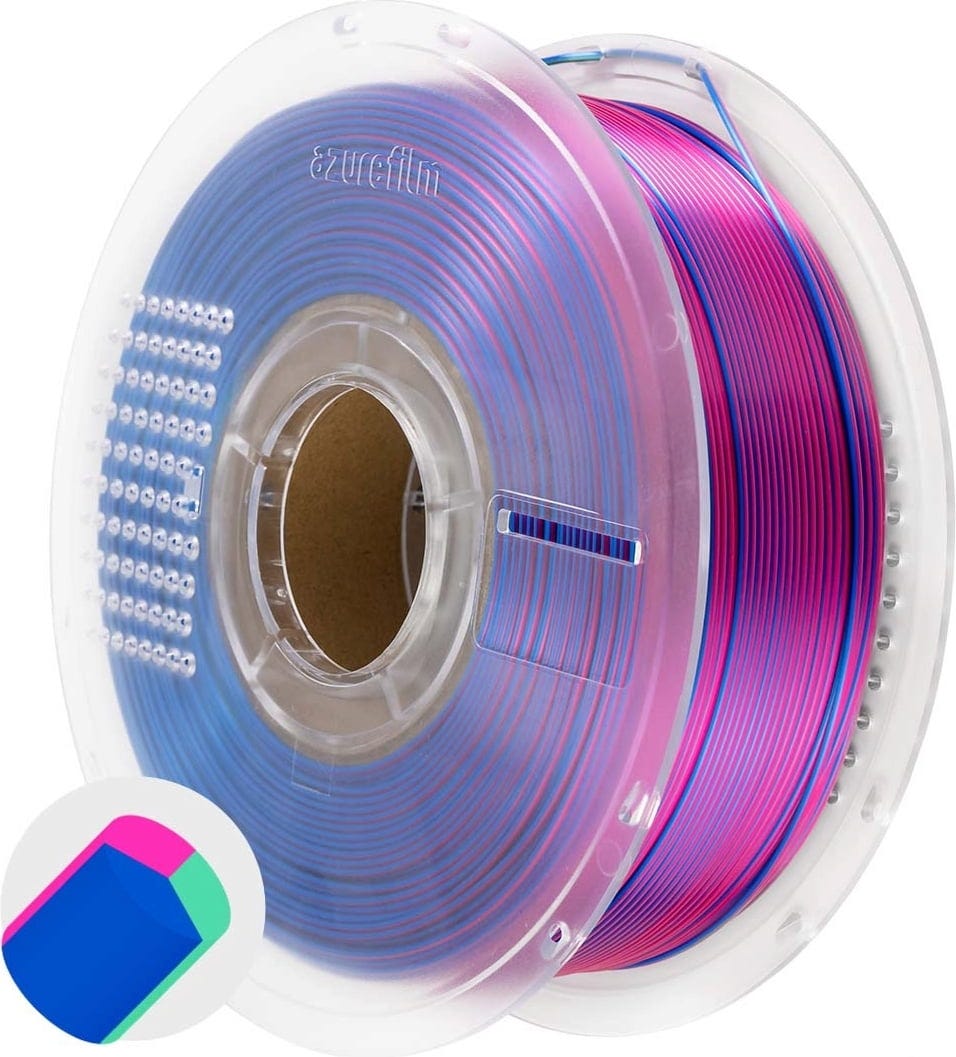 AzureFilm  PLA Silk Tri Color Mermaid Dream, 1,75 mm / 1000 g    Glänzende & schimmernde PLA Effekte in Mermaid Dream