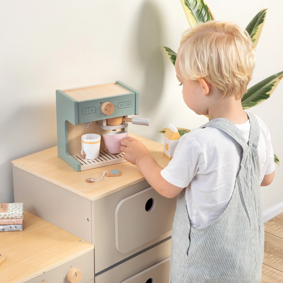 MUSTERKIND® Kaffeemaschine Coffea, salbeinatur