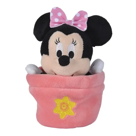 Simba Disney Blumentopf-Plüsch, 16cm, 1 Stück, 4-fach sortiert