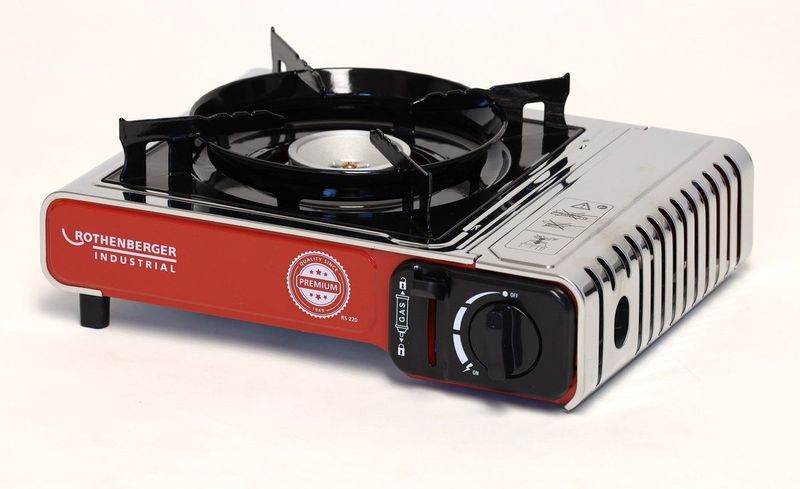 Rothenberger Premium Camping kooktoestel gas - 1-pits