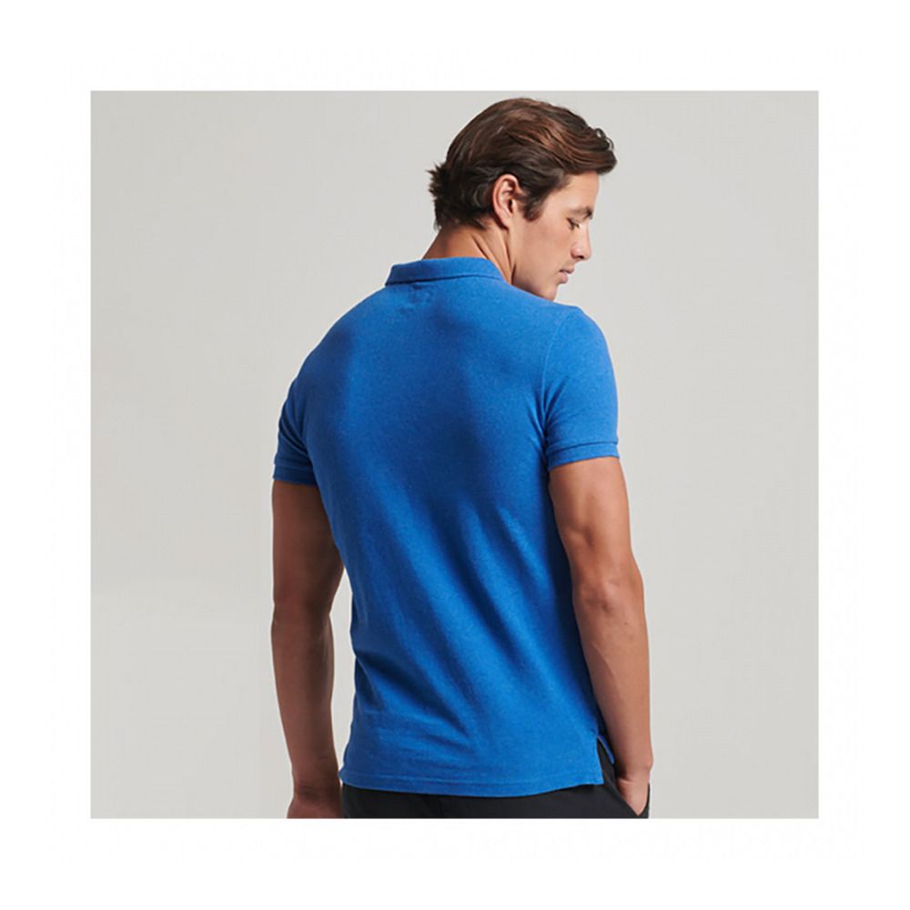 Superdry CLASSIC PIQUE - Polo Homme varsity blue marl