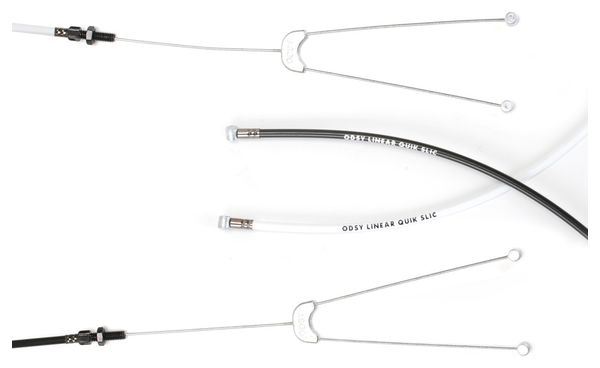 ODYSSEY Cable de frein quick Slick short Blanc