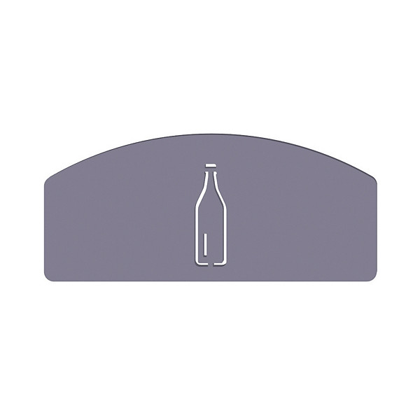 Picto symbole Verre  pour borne à déchets modulaire Koala