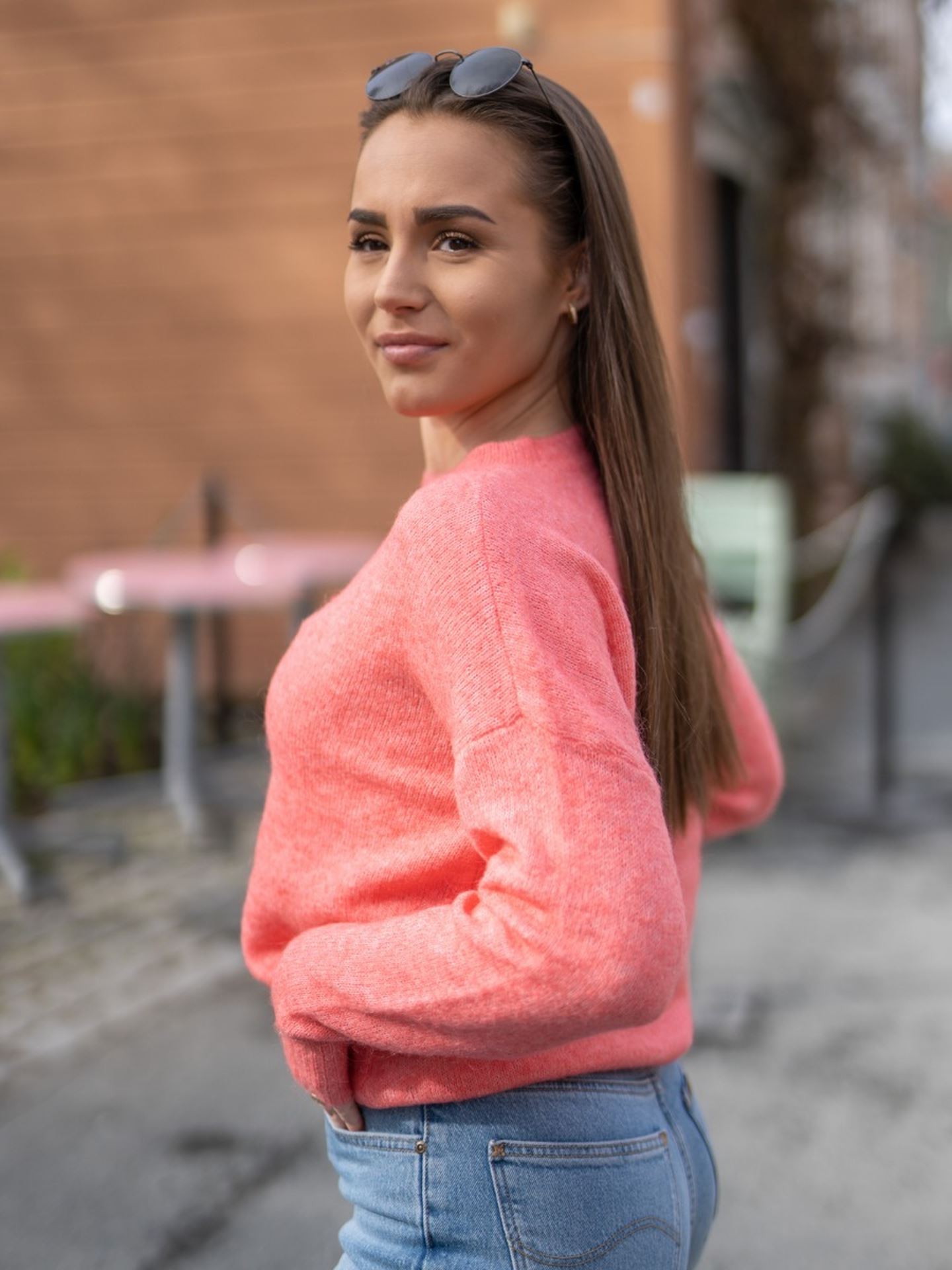 Femme Mohair O-Neck Pullover
