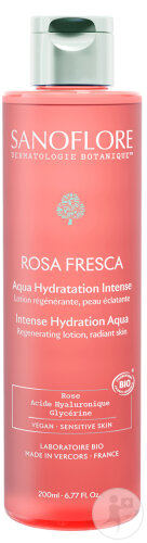 Sanoflore Aqua Rosa Essence Botanique De Beauté Fraîche Toutes Peaux Flacon 200ml