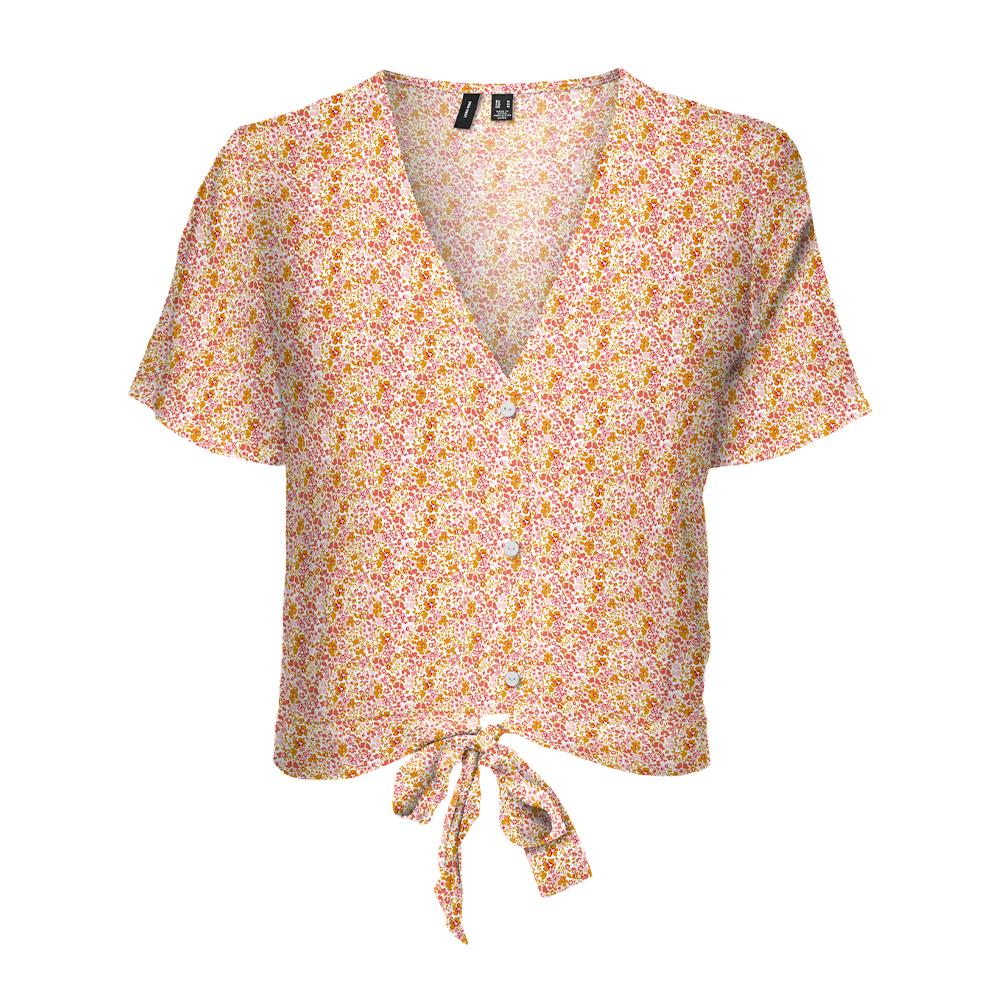 Vero Moda Top Imprimé Rose/Jaune Femme Vero Moda Measy