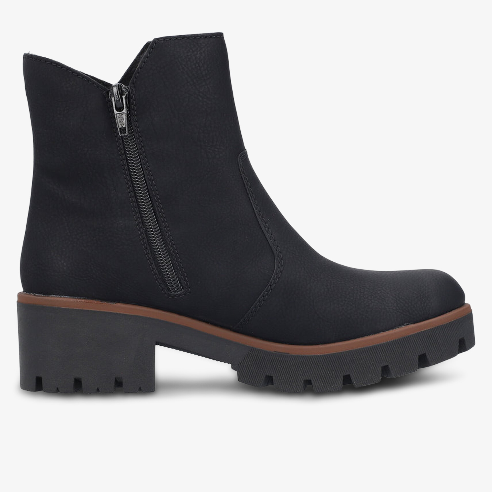 rieker Damen Klassische Stiefeletten schwarz