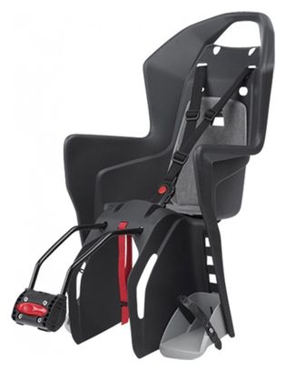 POLISPORT Porte bébé Koolah fixation cadre gris foncé-argent