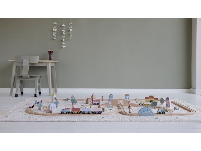 Little Dutch Holzeisenbahn XXL Starter-Set Holzspielzeug