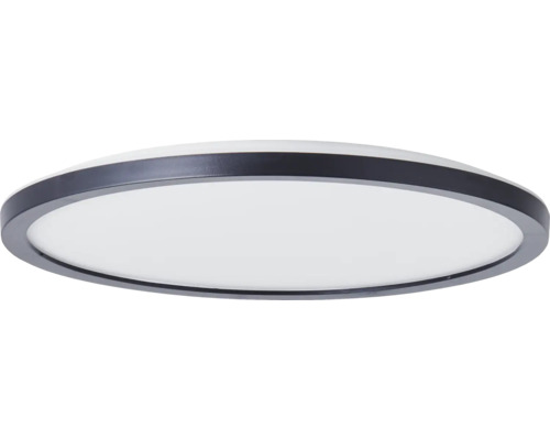 LED plafondlamp, 3-staps dimbaar, 17,5W, 2000 lm, 4000 K, geheugenfunctie, Ø x 29,4 cm, Brennan zwart/wit