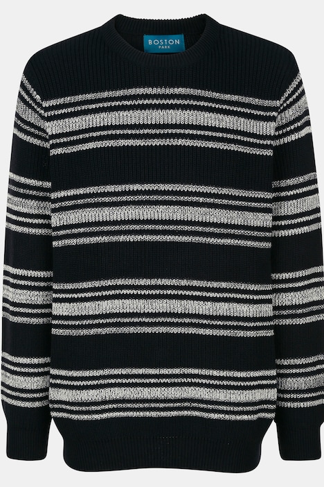 Boston Park Pullover, Bauchfit, Ringel, Rundhals, bis 80/82