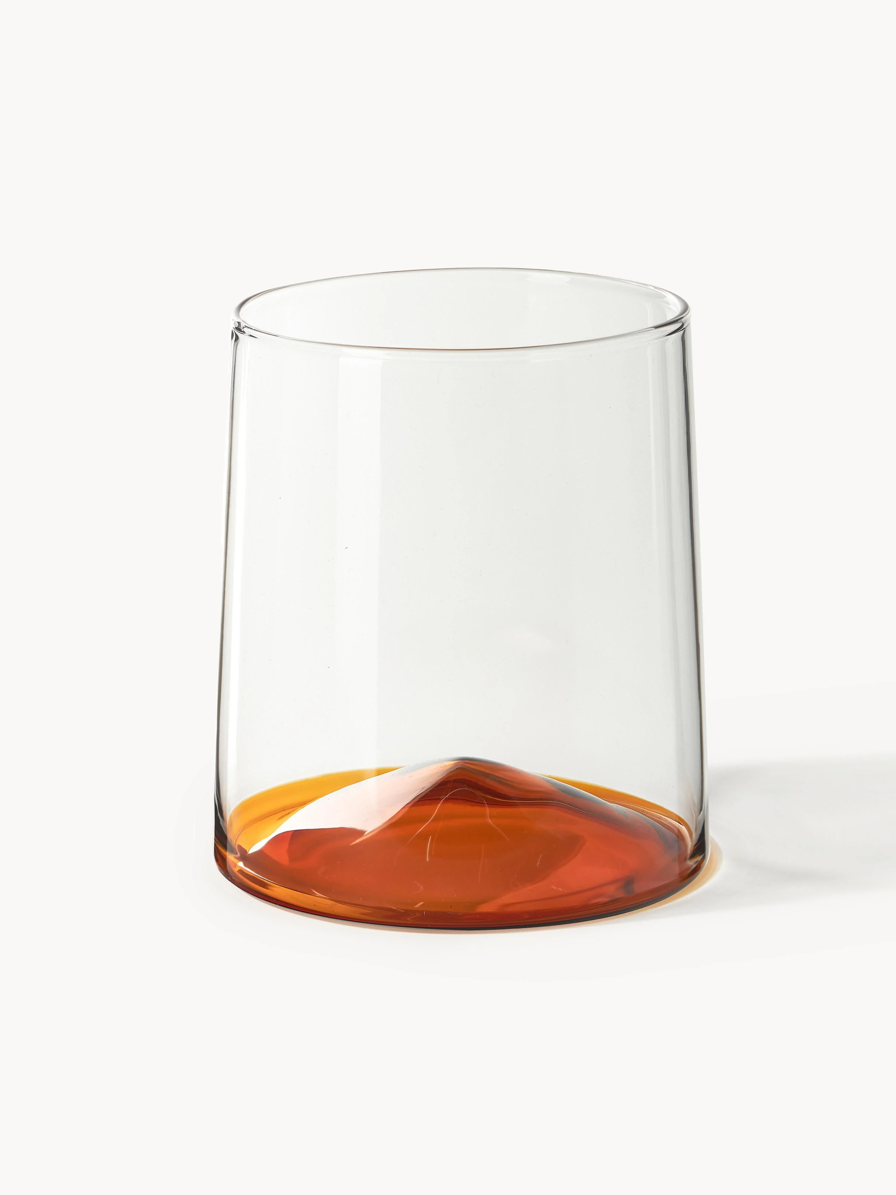 Mondgeblazen waterglazen Hadley, 4-delig