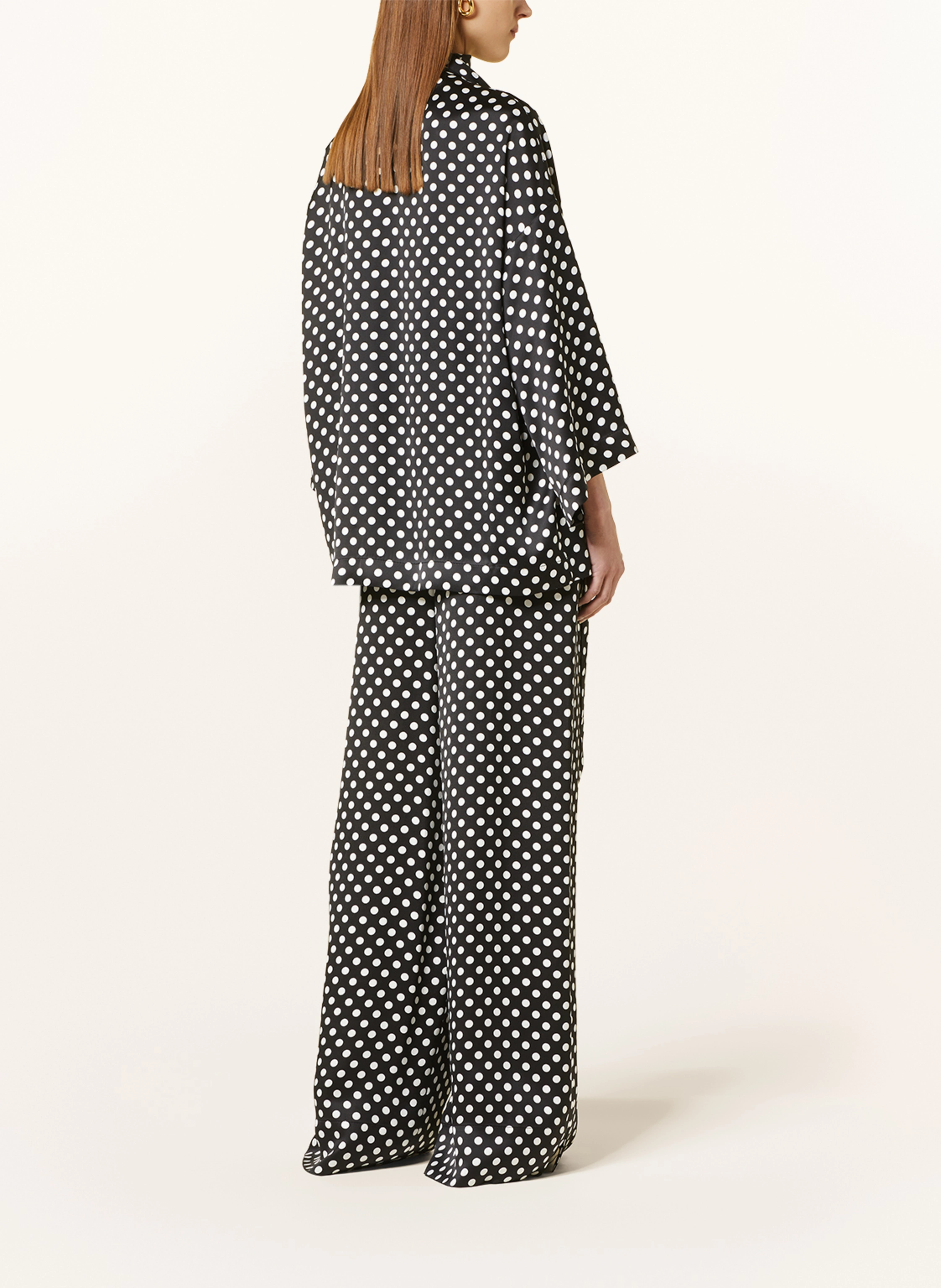 SAINT LAURENT Schluppenbluse aus Satin