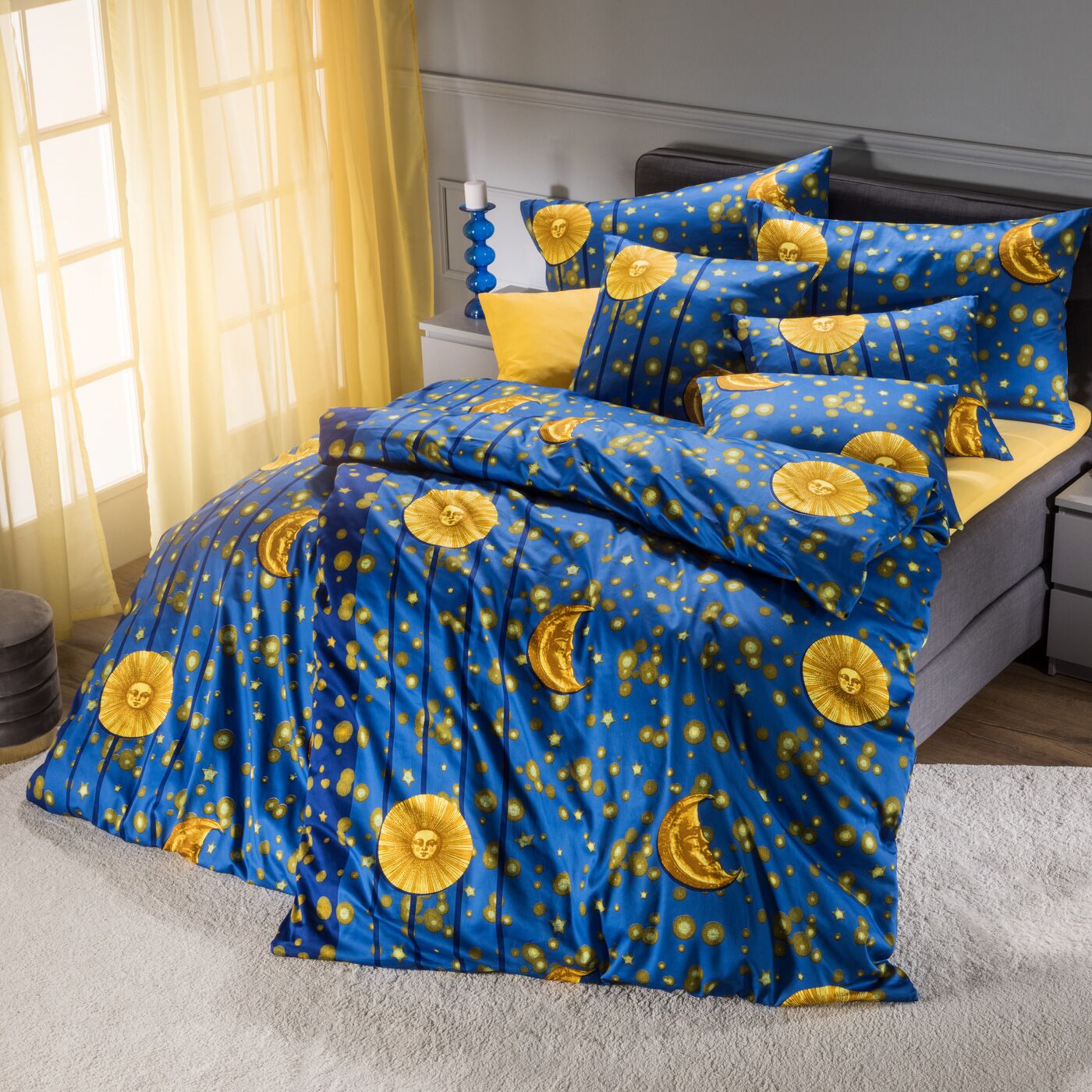 Nighty NightSatin Bettwäsche «Luna»